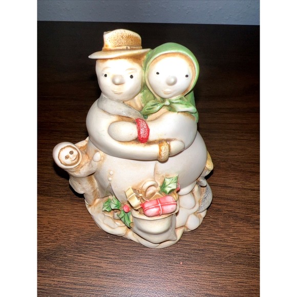 Harmony Kingdom Snowdonia Fields Snowmen Holiday Trinket Box Retired‎ NIB - Picture 6 of 12
